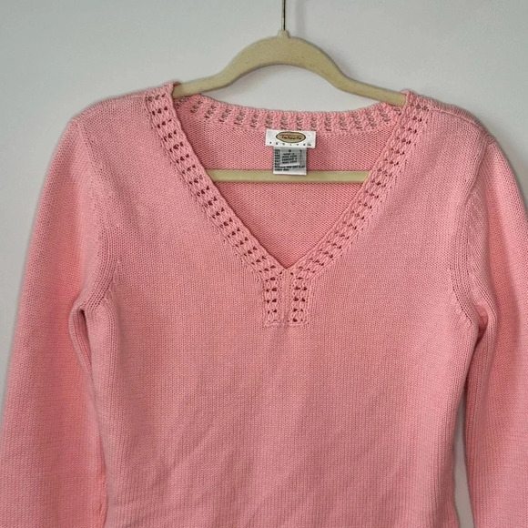 Talbots Pink Knit Sweater - Picture 4 of 15